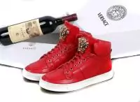 sneakers versace jeans hommes cuir high red